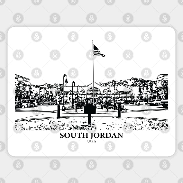 South Jordan - Utah Magnet by Lakeric